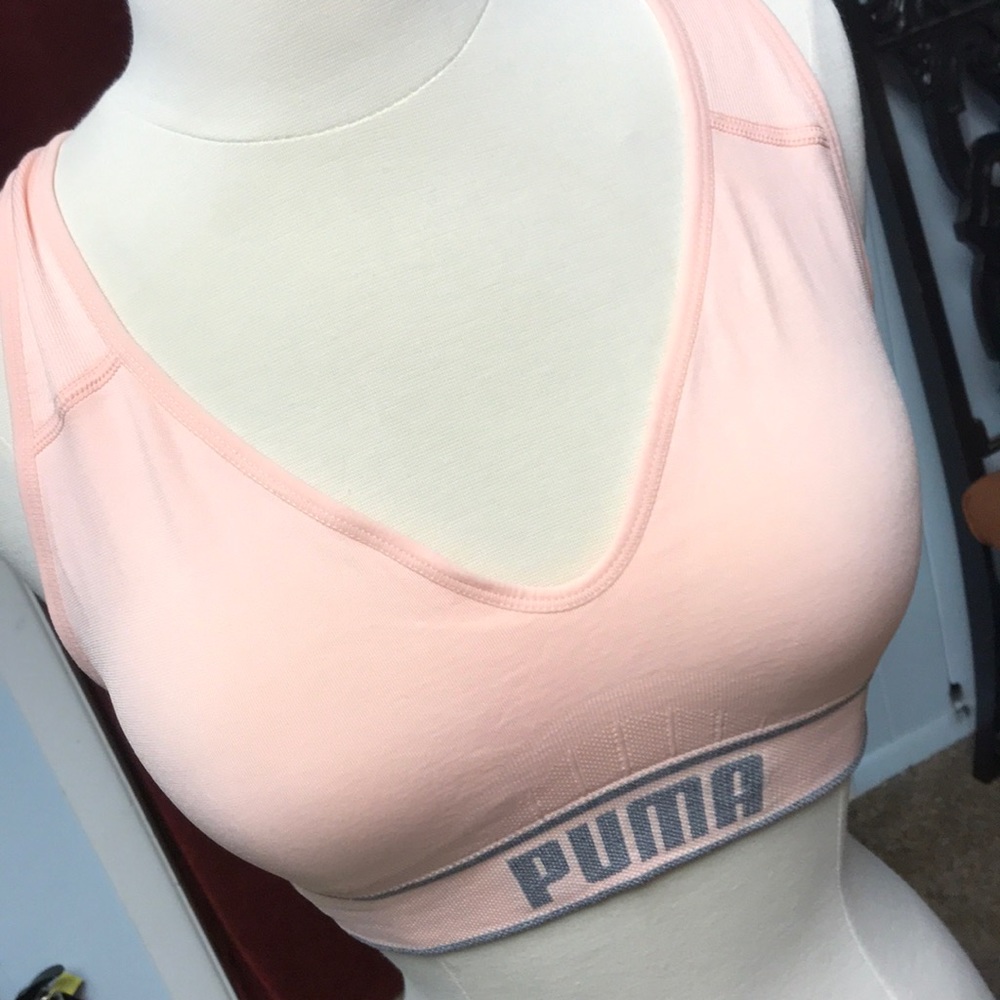 Puma Pink Sports Bra NWOT